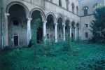 Palazzo Prosperi Sacrati: un'immagine del cortile interno.