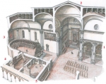 Una tavola sinottica dei tesori conservati nel tempio della Certosa.